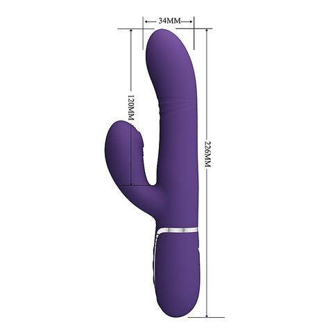 Mariana 4 in 1 Multi Function Rabbit Vibrator by Baile - Rabbit Vibrators