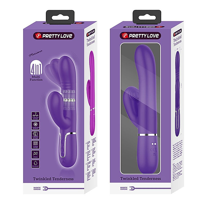 Mariana 4 in 1 Multi Function Rabbit Vibrator by Baile - Rabbit Vibrators