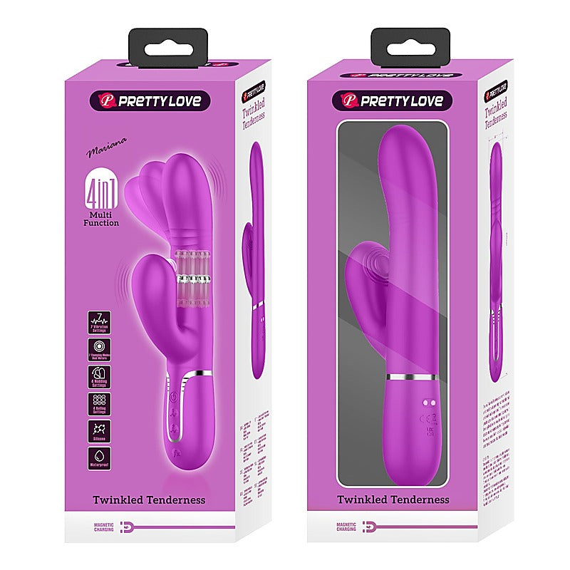 Mariana 4 in 1 Multi Function Rabbit Vibrator by Baile - Rabbit Vibrators