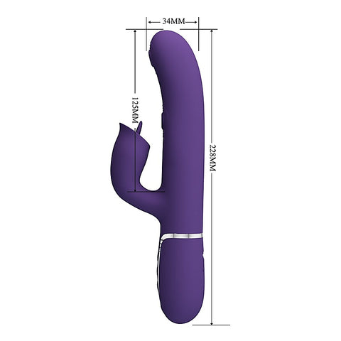 Pretty Love Gigi 3 in 1 Multi Function Rabbit Massager - Rabbit Vibrators