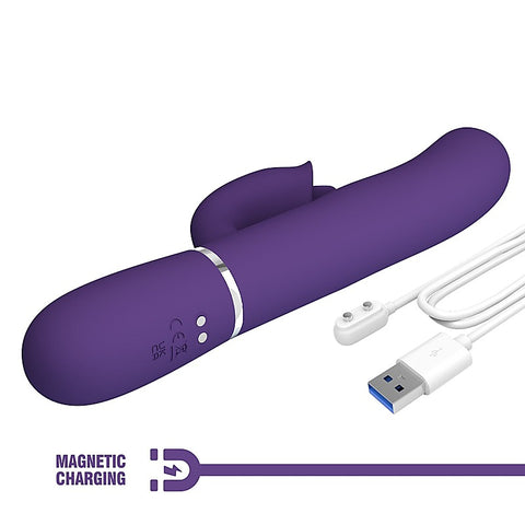 Pretty Love Gigi 3 in 1 Multi Function Rabbit Massager - Rabbit Vibrators