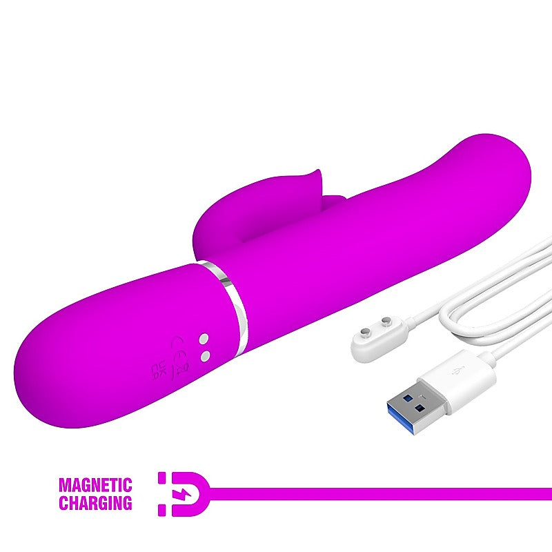 Pretty Love Gigi 3 in 1 Multi Function Rabbit Massager - Rabbit Vibrators