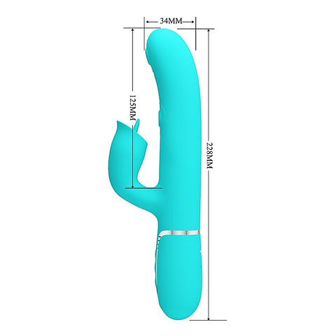 Pretty Love Gigi 3 in 1 Multi Function Rabbit Massager - Rabbit Vibrators