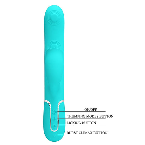 Pretty Love Gigi 3 in 1 Multi Function Rabbit Massager - Rabbit Vibrators
