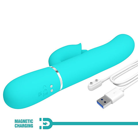 Pretty Love Gigi 3 in 1 Multi Function Rabbit Massager - Rabbit Vibrators