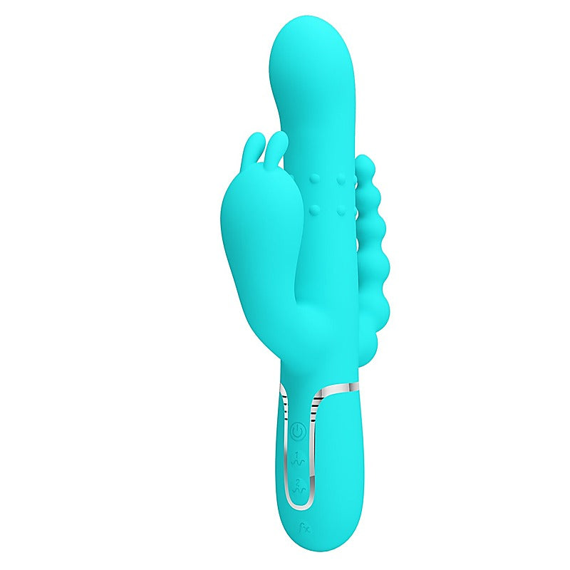 Pretty Love Cammy 4 in 1 Triple Rabbit Vibrator by Baile - Rabbit Vibrators