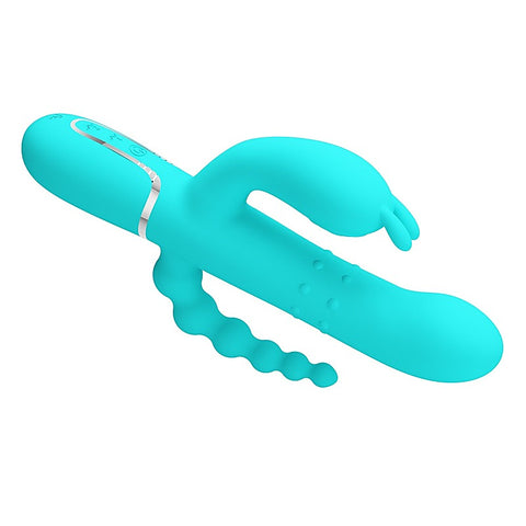 Pretty Love Cammy 4 in 1 Triple Rabbit Vibrator by Baile - Rabbit Vibrators