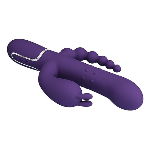 Pretty Love Cammy 4 in 1 Triple Rabbit Vibrator by Baile - Rabbit Vibrators