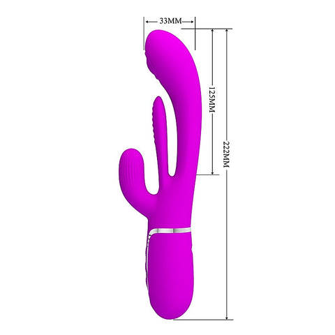 Pretty Love Shania 4 in 1 Rabbit Vibrator by Baile - Rabbit Vibrators