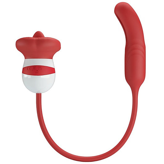 Pretty Love Alyss Hot Lips Clitoral Vibrator by Baile - Clit Ticklers and Pulsators