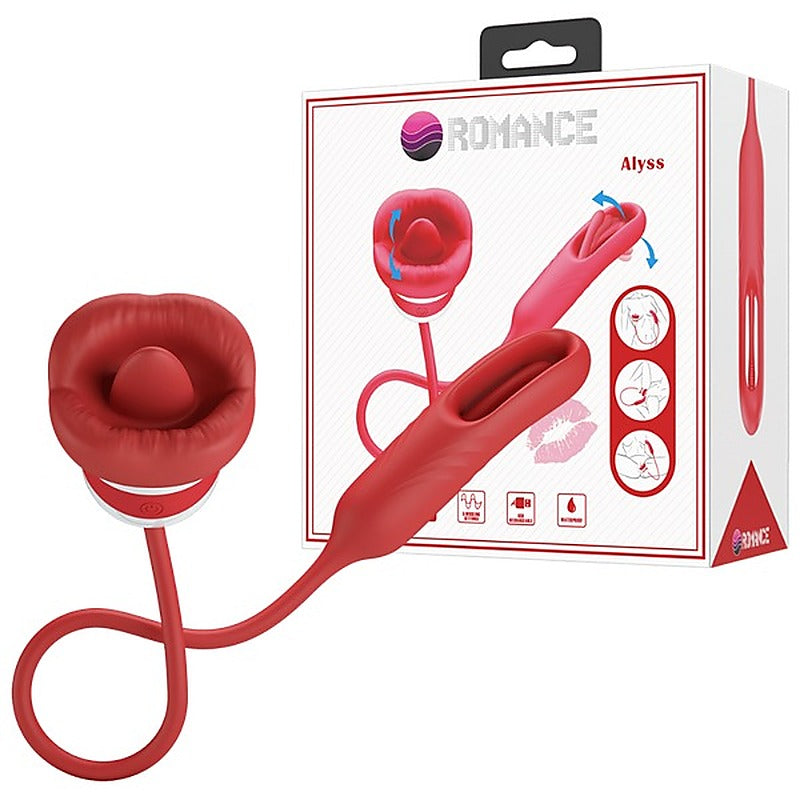 Pretty Love Alyss Hot Lips Clitoral Vibrator by Baile - Clit Ticklers and Pulsators