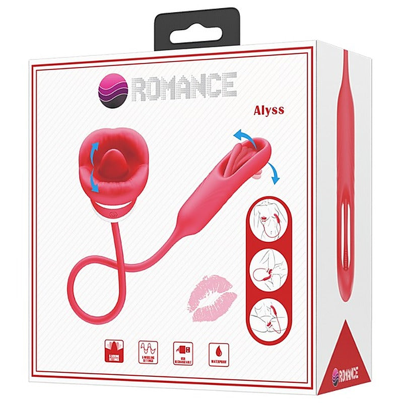 Pretty Love Alyss Hot Lips Clitoral Vibrator by Baile - Clit Ticklers and Pulsators