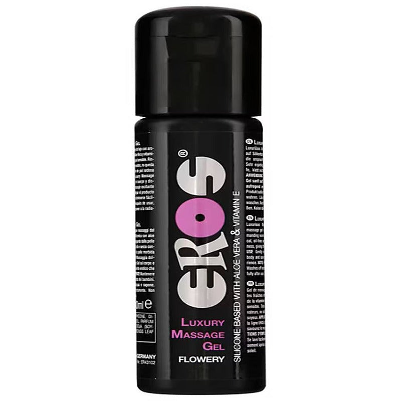 Eros Luxury Flavoured Massage Gel 100 ml Silicone Based Formula - Bath and Intimate Fragrances