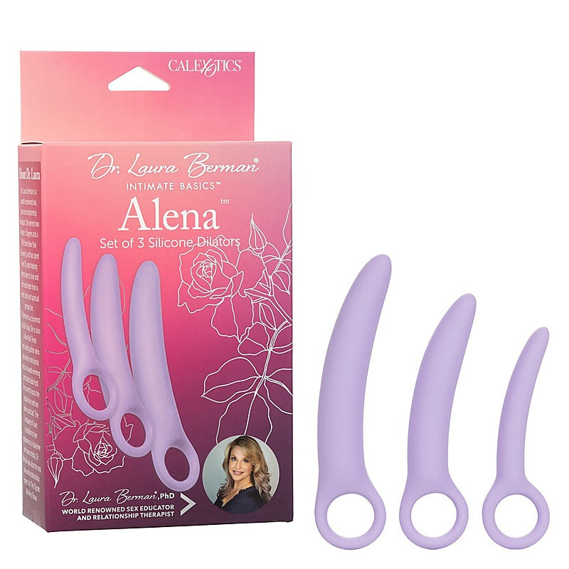 Alena Set of 3 Silicone Dilators by California Exotics - Clit Ticklers and Pulsators