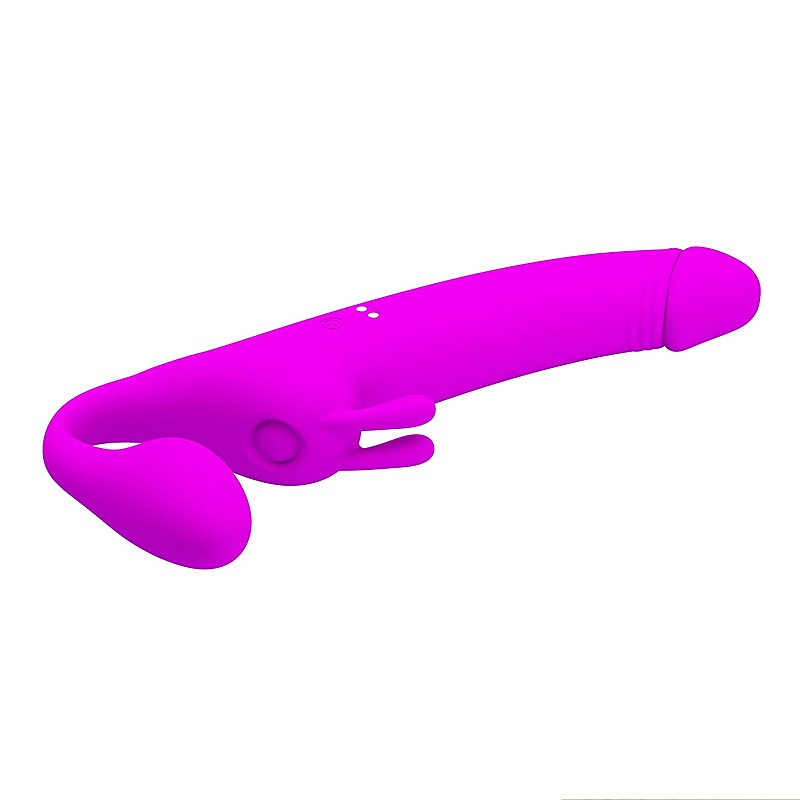 Zanini Vibrating Strapless Strap-On by Baile - Strap On Sextoys