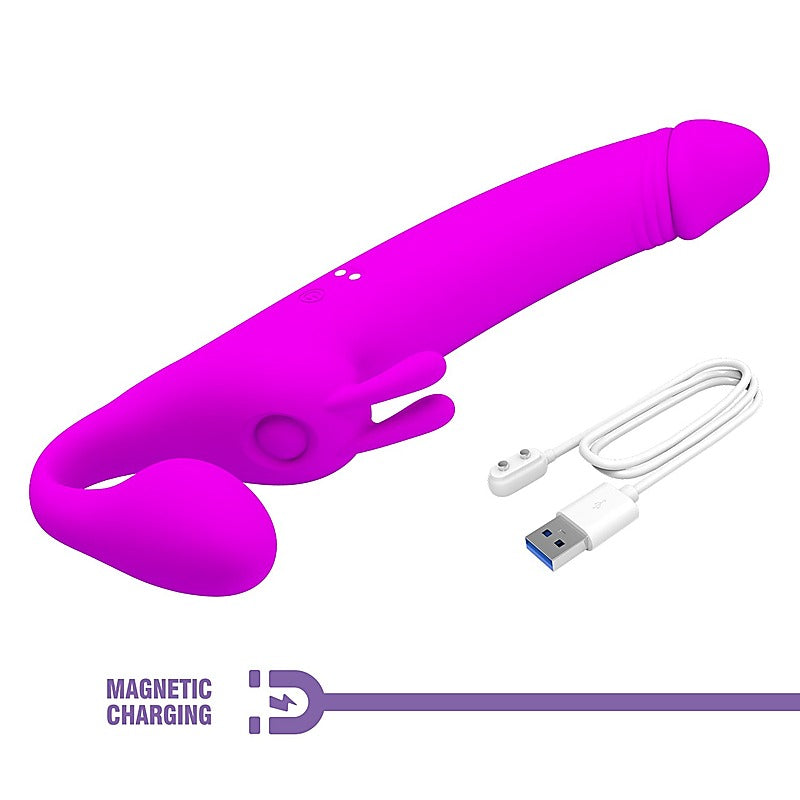 Zanini Vibrating Strapless Strap-On by Baile - Strap On Sextoys