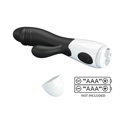 Baile Pretty Love Snappy 30 Functions G Spot and Clitoral Vibrator with Cock Ring - G-Spot Vibrators