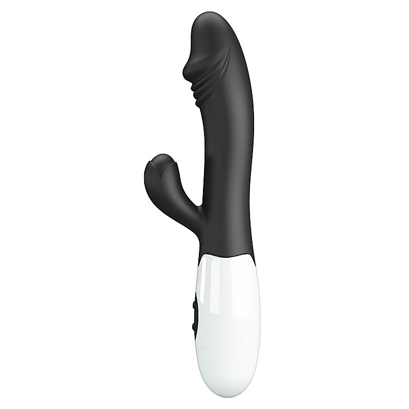 Baile Pretty Love Snappy 30 Functions G Spot and Clitoral Vibrator with Cock Ring - G-Spot Vibrators