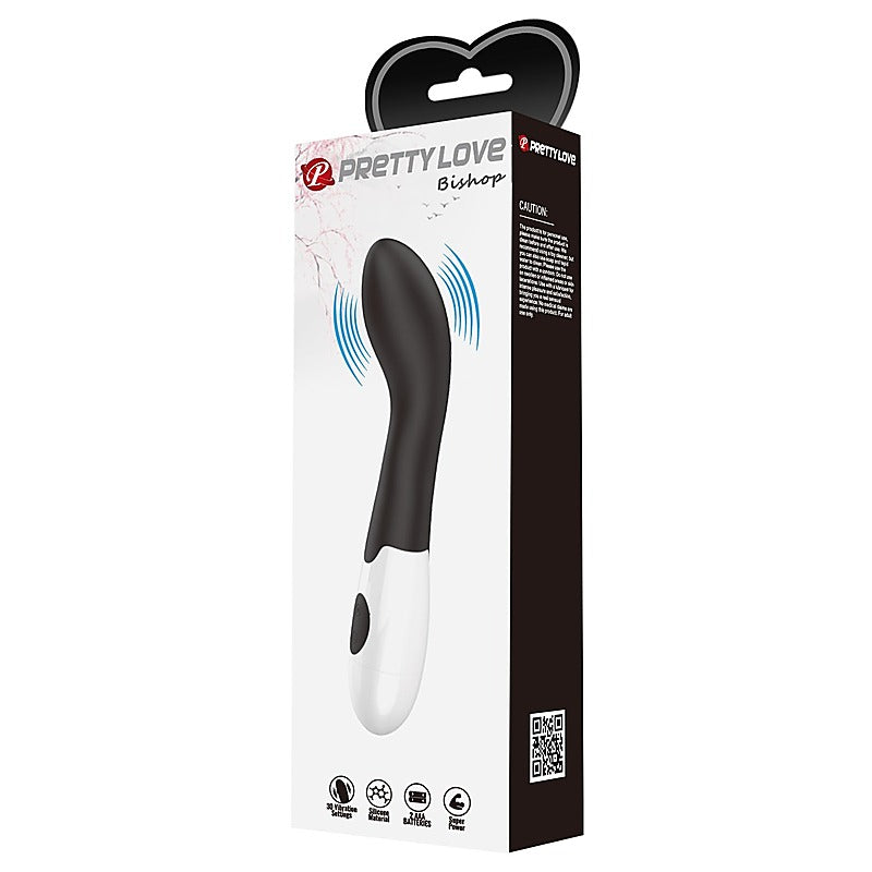 Baile Pretty Love Bishop 30 Functions Curved G Spot Vibrator with 30 Speeds - G-Spot Vibrators