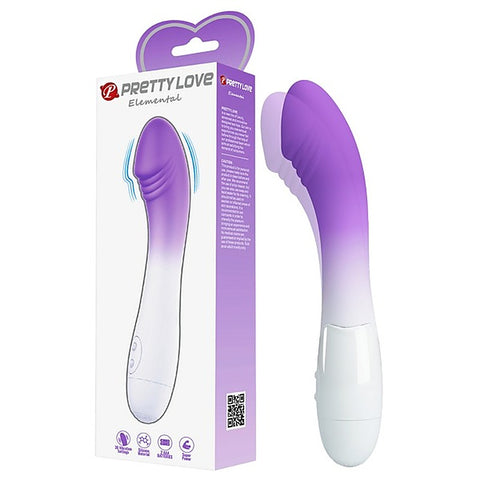 Baile Pretty Love Elemental 30 Functions Silicone G Spot Vibrator - G-Spot Vibrators