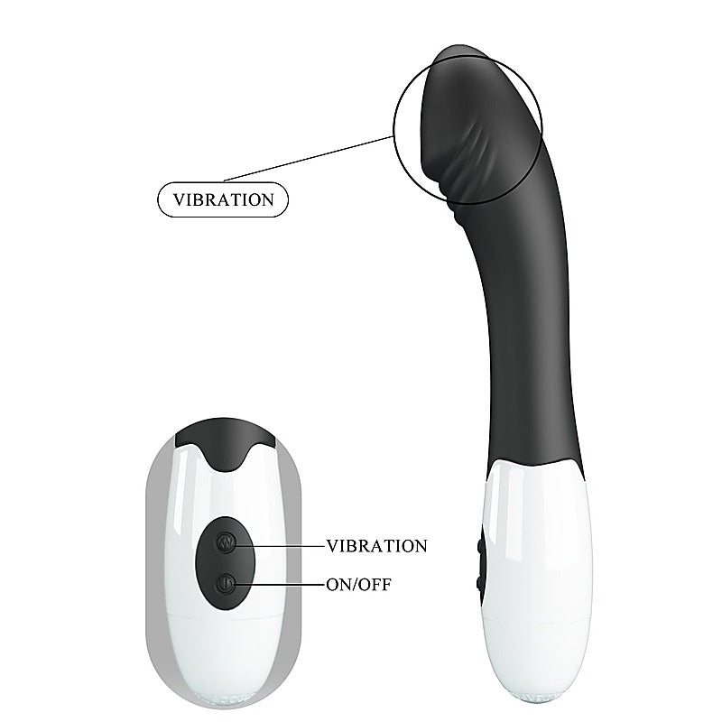 Baile Pretty Love Elemental 30 Functions Silicone G Spot Vibrator - G-Spot Vibrators