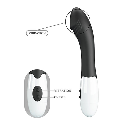 Baile Pretty Love Elemental 30 Functions Silicone G Spot Vibrator - G-Spot Vibrators