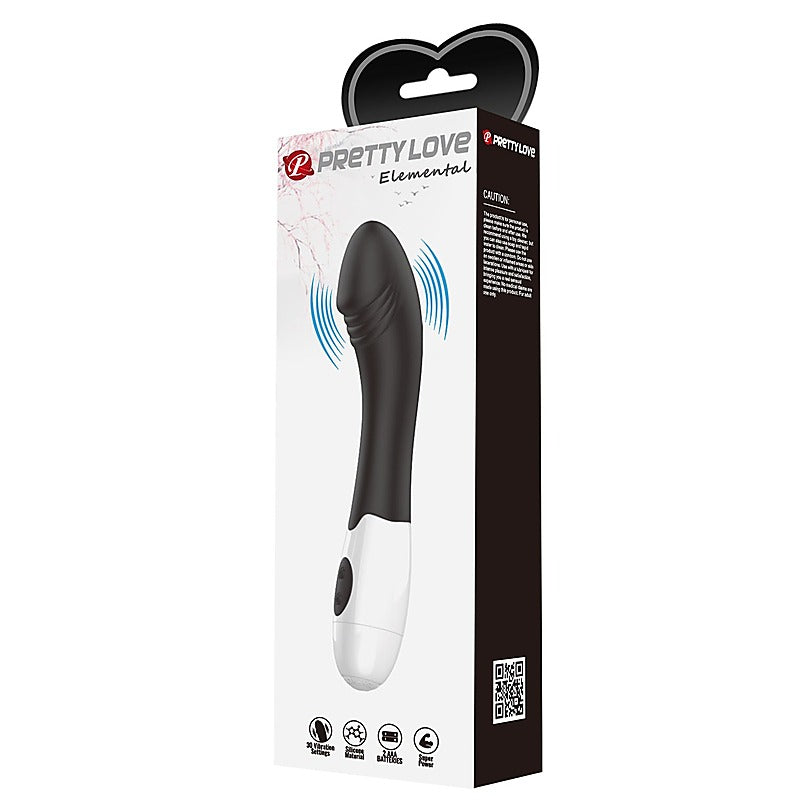 Baile Pretty Love Elemental 30 Functions Silicone G Spot Vibrator - G-Spot Vibrators