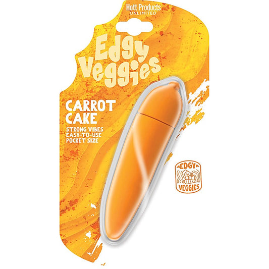 Edgy Veggies Carrot Shaped Bullet Vibrator by Hott Products - Bullet Vibrators