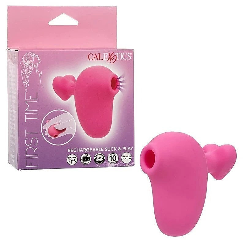 First Time Rechargeable Suck & Play Stimulator - Clit Ticklers and Pulsators