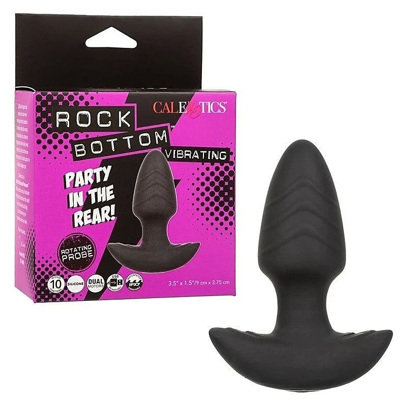 Rock Bottom Vibrating Rotating Anal Probe - Butt Plugs