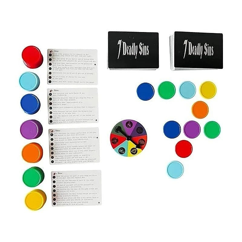 Kheper Games 7 Deadly Sins Drinking Game - Sex Games, Coupons and Tricks
