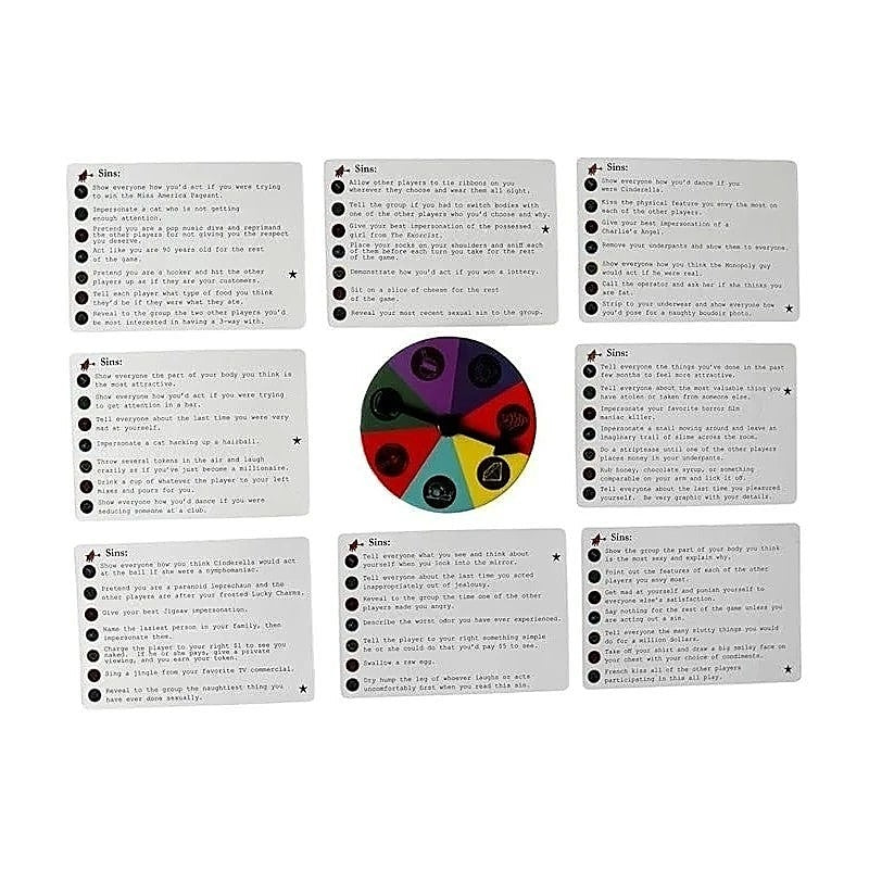 Kheper Games 7 Deadly Sins Drinking Game - Sex Games, Coupons and Tricks