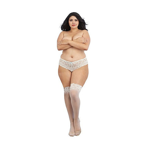 Women's Thigh Highs Queen Size by Dream Girl Lingerie - Fishnet and Thigh Highs