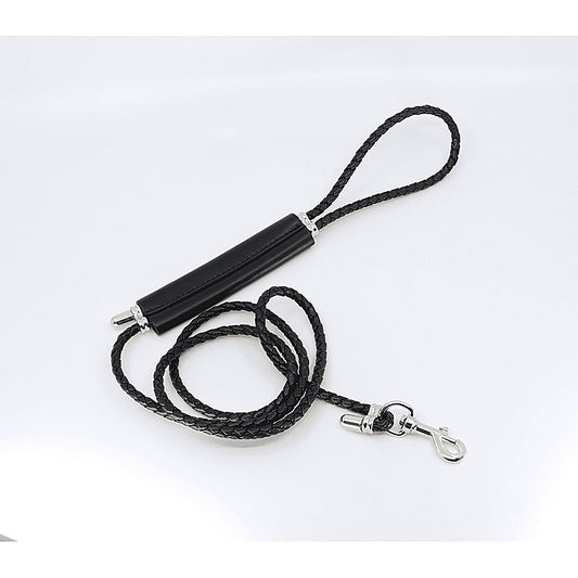 Braided Lead With Coloured Hardware by Love In Leather - Collars and Leads