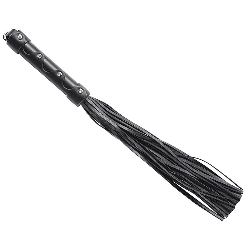 BDSM Flogger With Coloured Hardware by Love In Leather - Whips And Crops