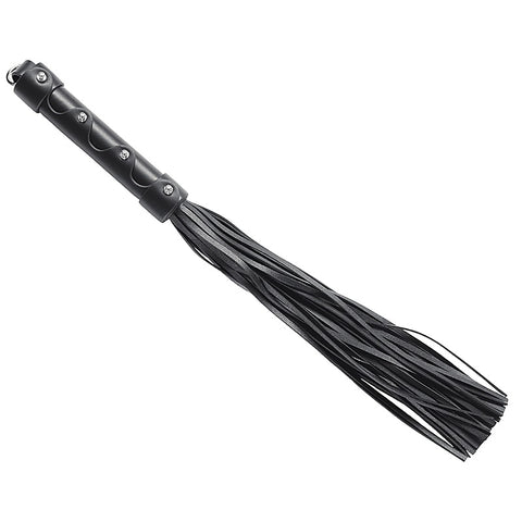 BDSM Flogger With Coloured Hardware by Love In Leather - Whips And Crops