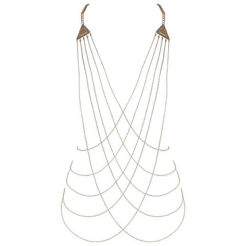 Premium Triangle Fetish Chain Harness by Muse - Cuffs And Restraints