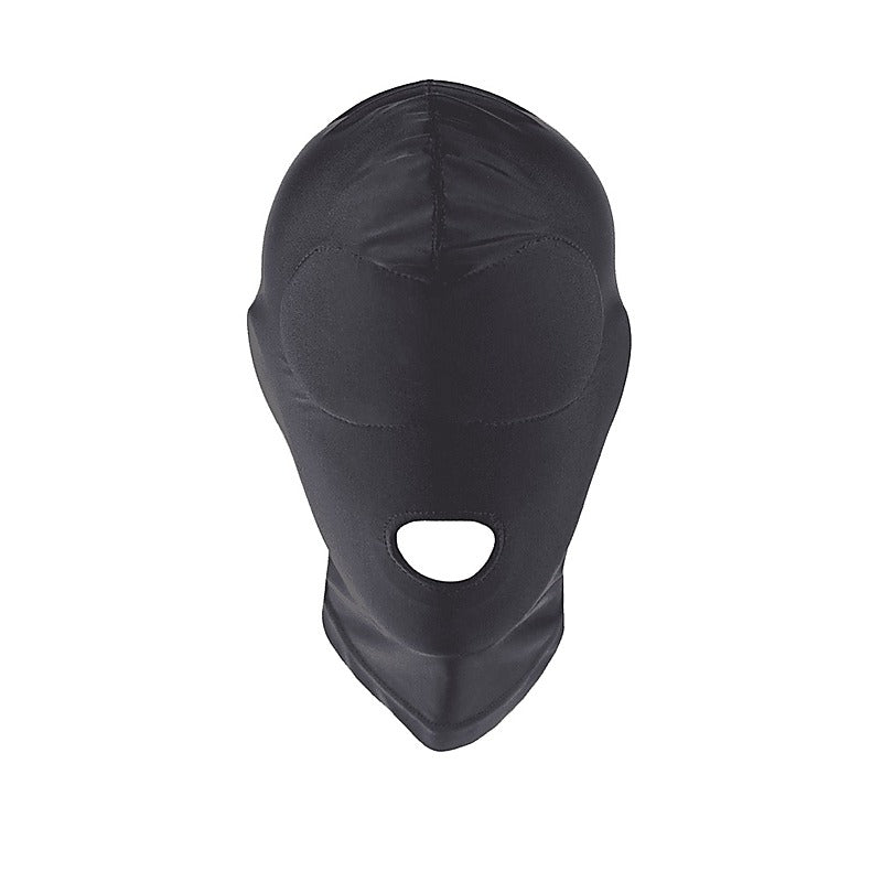 Lycra BDSM Hood With Mouth Opening by Love In Leather - Bondage Hoods