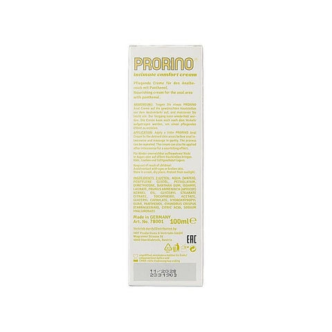 PRORINO Unisex Anal Comfort Cream by Hot Ero - Anal Lubes