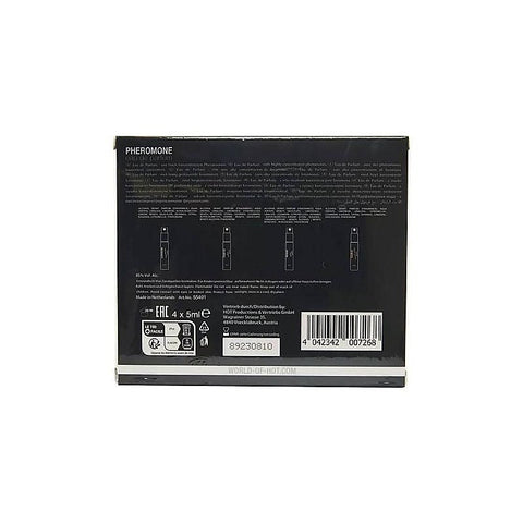 HOT Pheromone 4 Pack Perfume Tester Box for Men - Sex Pheromones and Perfumes