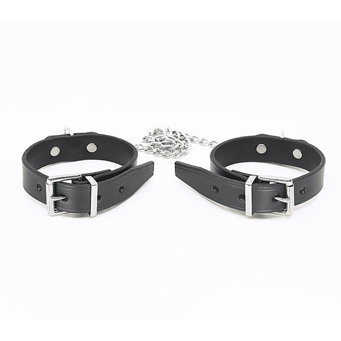 Bondage Leather Ankle Restraints by Love In Leather - Cuffs And Restraints