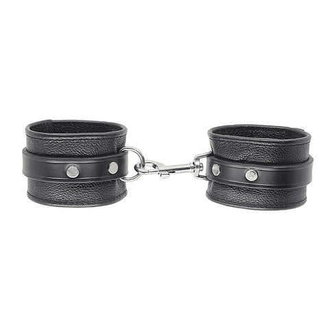Soft Grained Leather Ankle Restraints by Love In Leather - Cuffs And Restraints