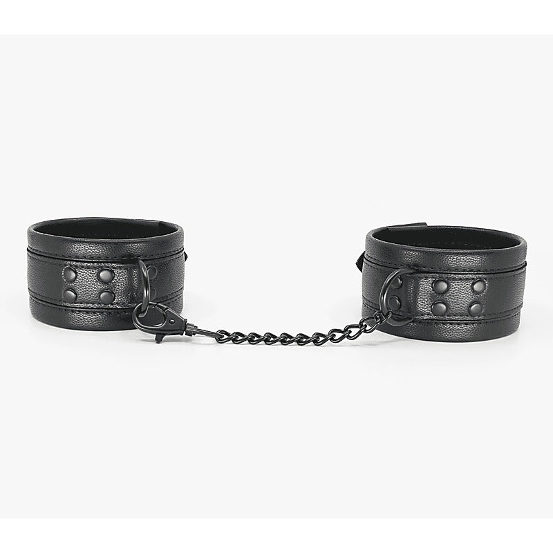 Padded Faux Leather Ankle Restraints by Love In Leather - Cuffs And Restraints