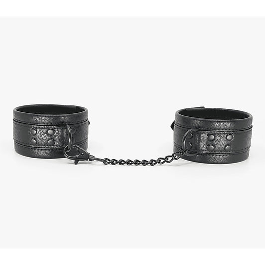 Padded Faux Leather Ankle Restraints by Love In Leather - Cuffs And Restraints