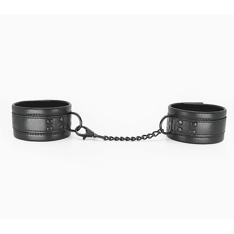 Padded Faux Leather Ankle Restraints by Love In Leather - Cuffs And Restraints