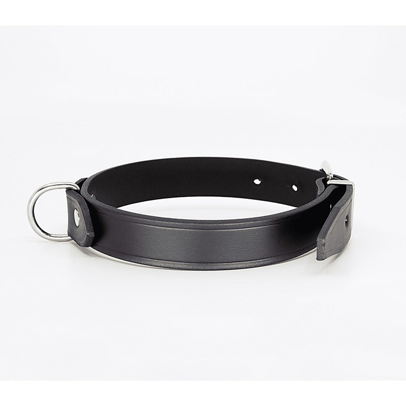 Unlined Italian Leather BDSM Collar by Love In Leather - Collars and Leads