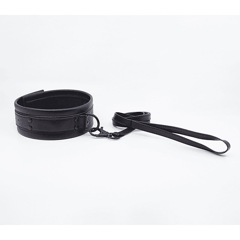 Faux Leather Collar & Lead Set by Love In Leather - Collars and Leads