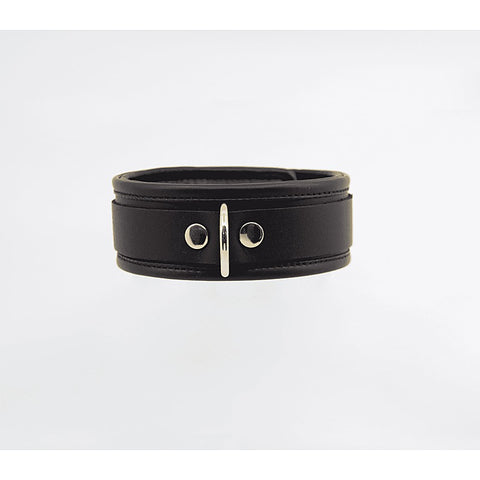 Fetish Collar with Coloured Hardware by Love In Leather - Collars and Leads