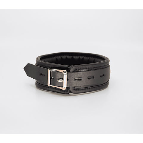 Fetish Collar with Coloured Hardware by Love In Leather - Collars and Leads