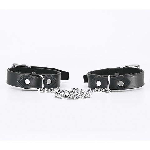 Classic Unlined Leather Handcuffs by Love In Leather - Cuffs And Restraints